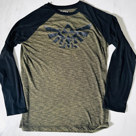 The Legend of Zelda - Triforce Long Sleeve T-Shirt - Size Medium - Nintendo - Picture 1 of 7